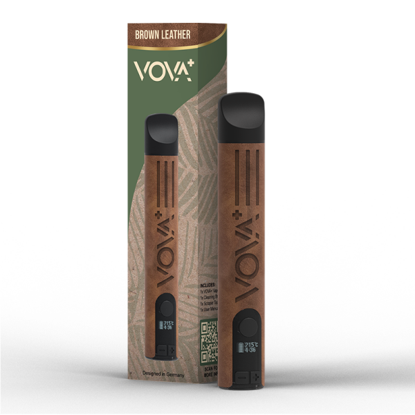 VOVA Plus - Volks Vaporizer - Brown Leather