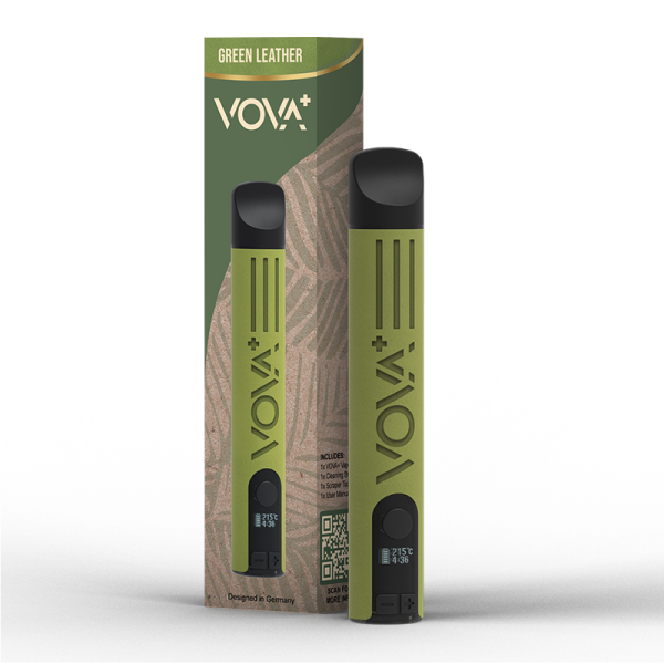 VOVA Plus - Volks Vaporizer - Green Leather